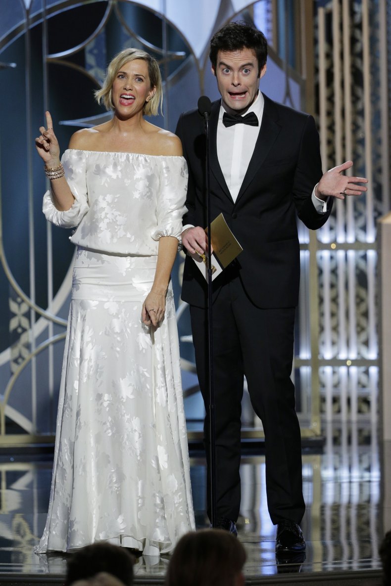 Kristen Wiig and Bill Hader
