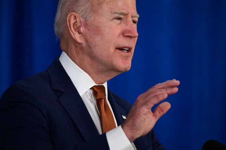 President Joe Biden speaks