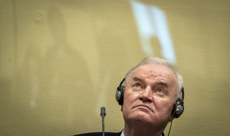 Former Bosnian Serb Military Chief Ratko Mladic