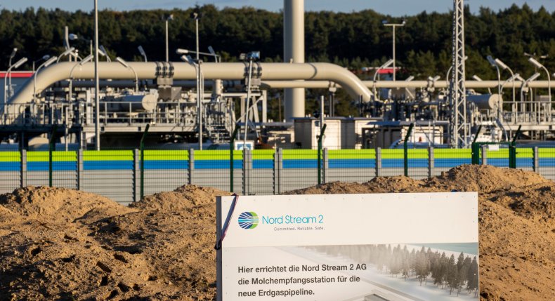 Nord Stream 2 facility in Germany