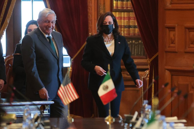 Kamala Harris Mexico