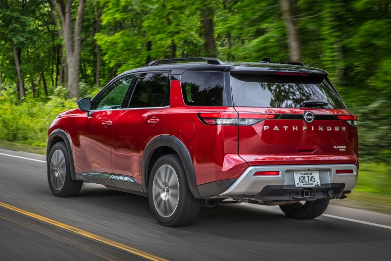 2022 Nissan Pathfinder rear back
