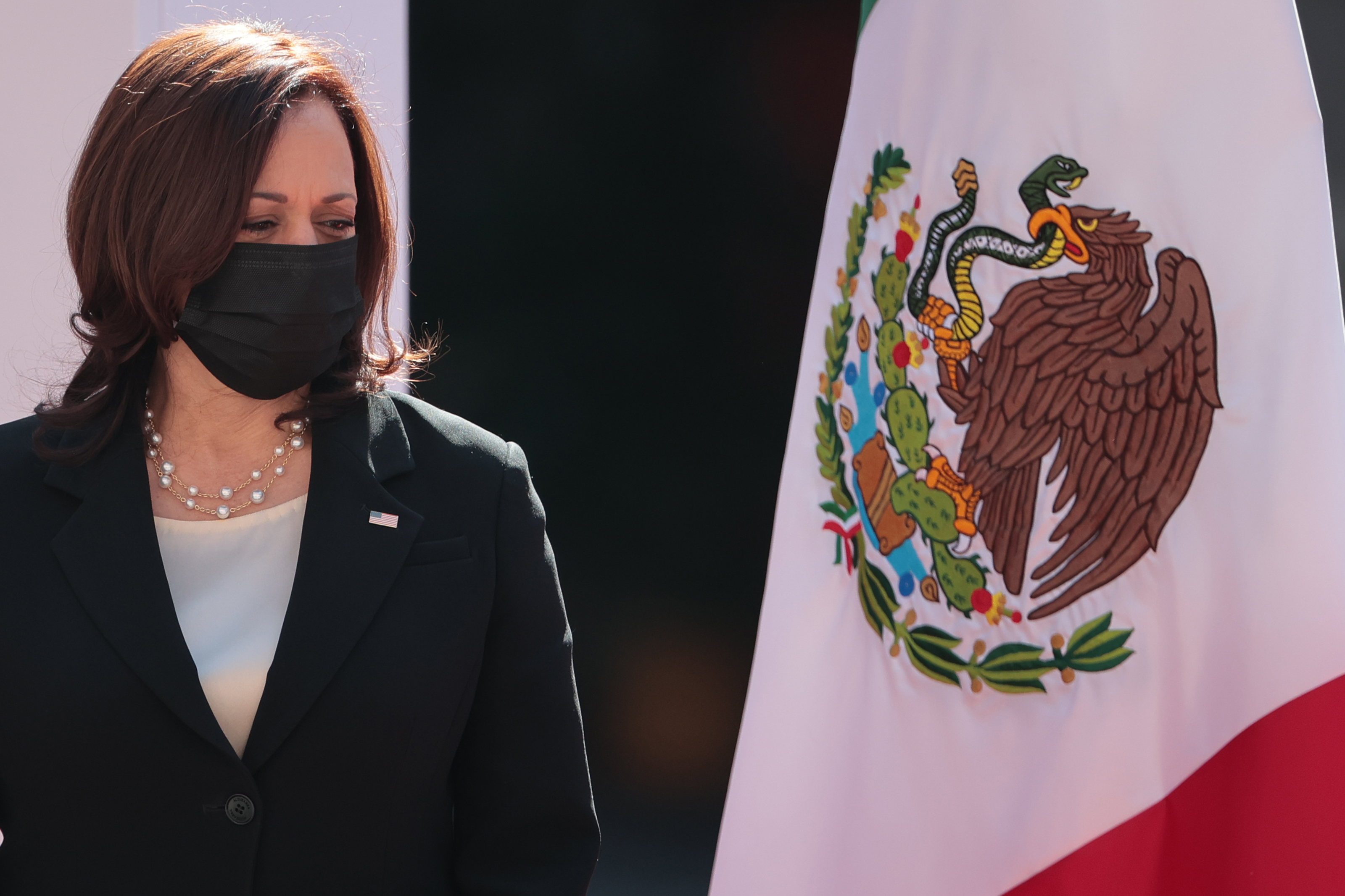 kamala harris migrants mexico border criticism immigration