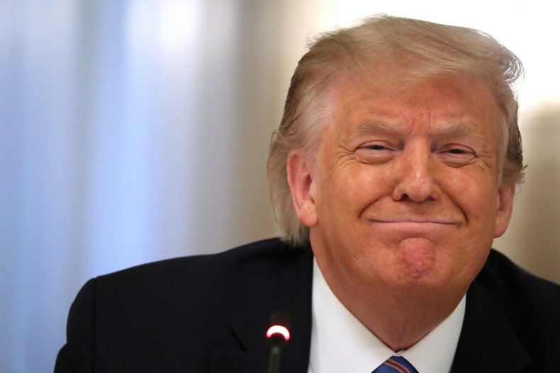 donald trump smiling fauci emails