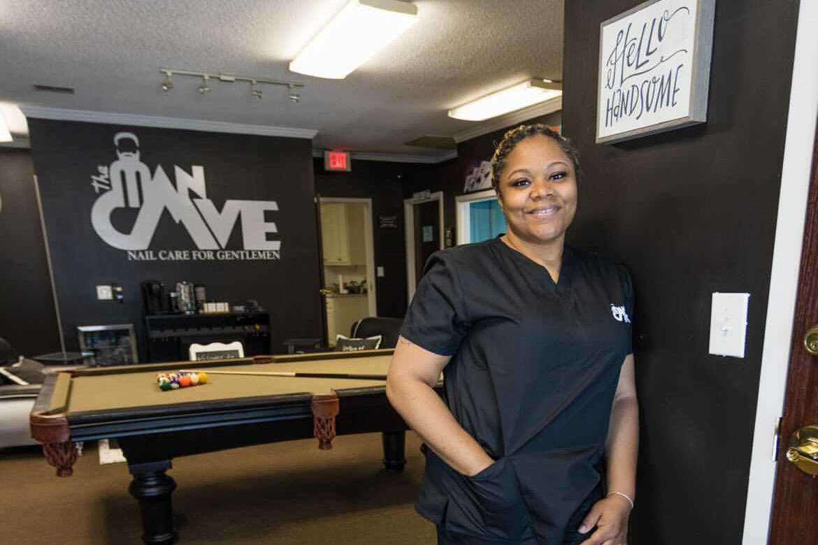 Nail Salon Bright Interior, Modern Pedicure Armchairs in Manicure Shop  Stock Photo - Image of makeup, room: 244143872