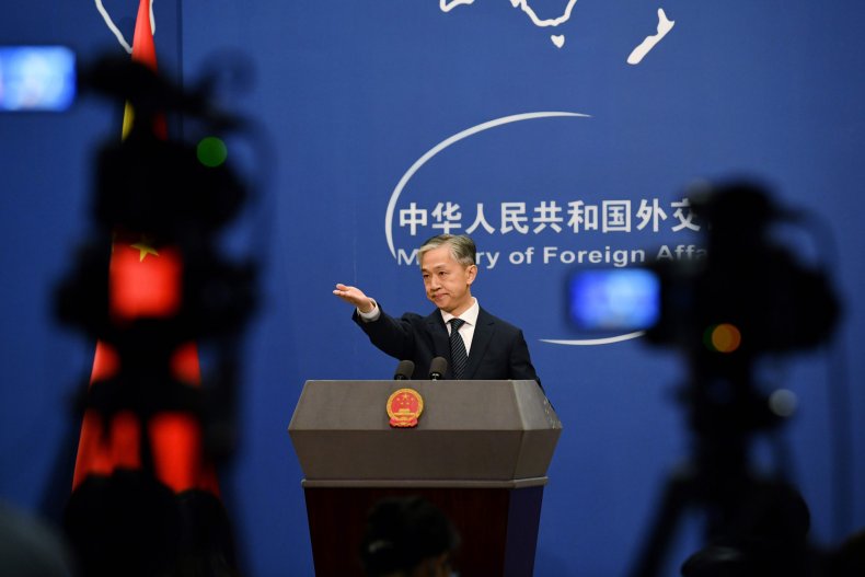 Chinese Foreign Ministry Spokesman Wang Wenbin