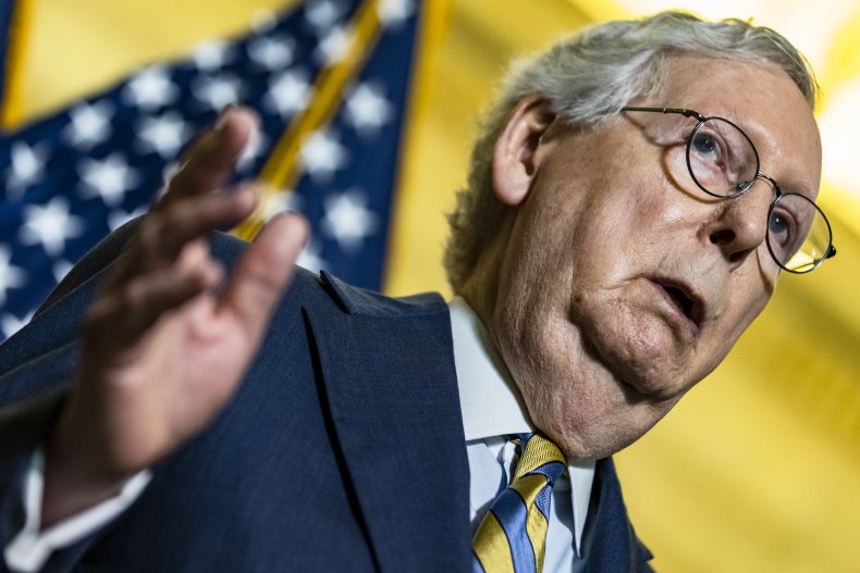 Mitch McConnell goes after Biden infrastructure talks