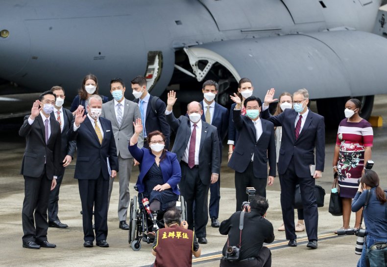 U.S. Senators Visit Taiwan Airport