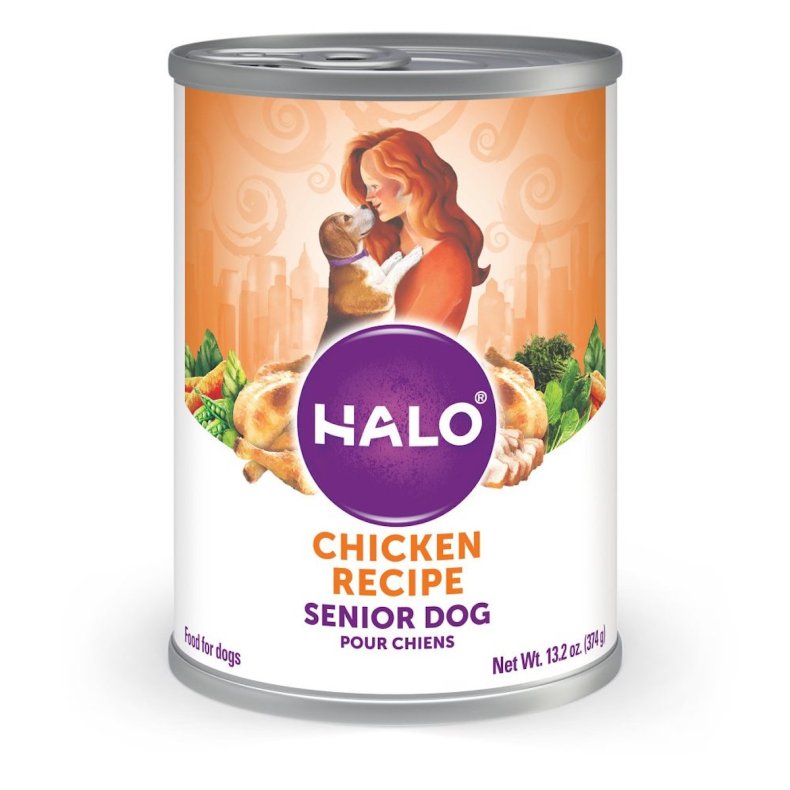 best senior dog food halo