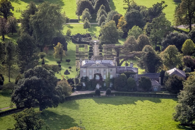 Aerial View of Prince Charles' Highgrove Home