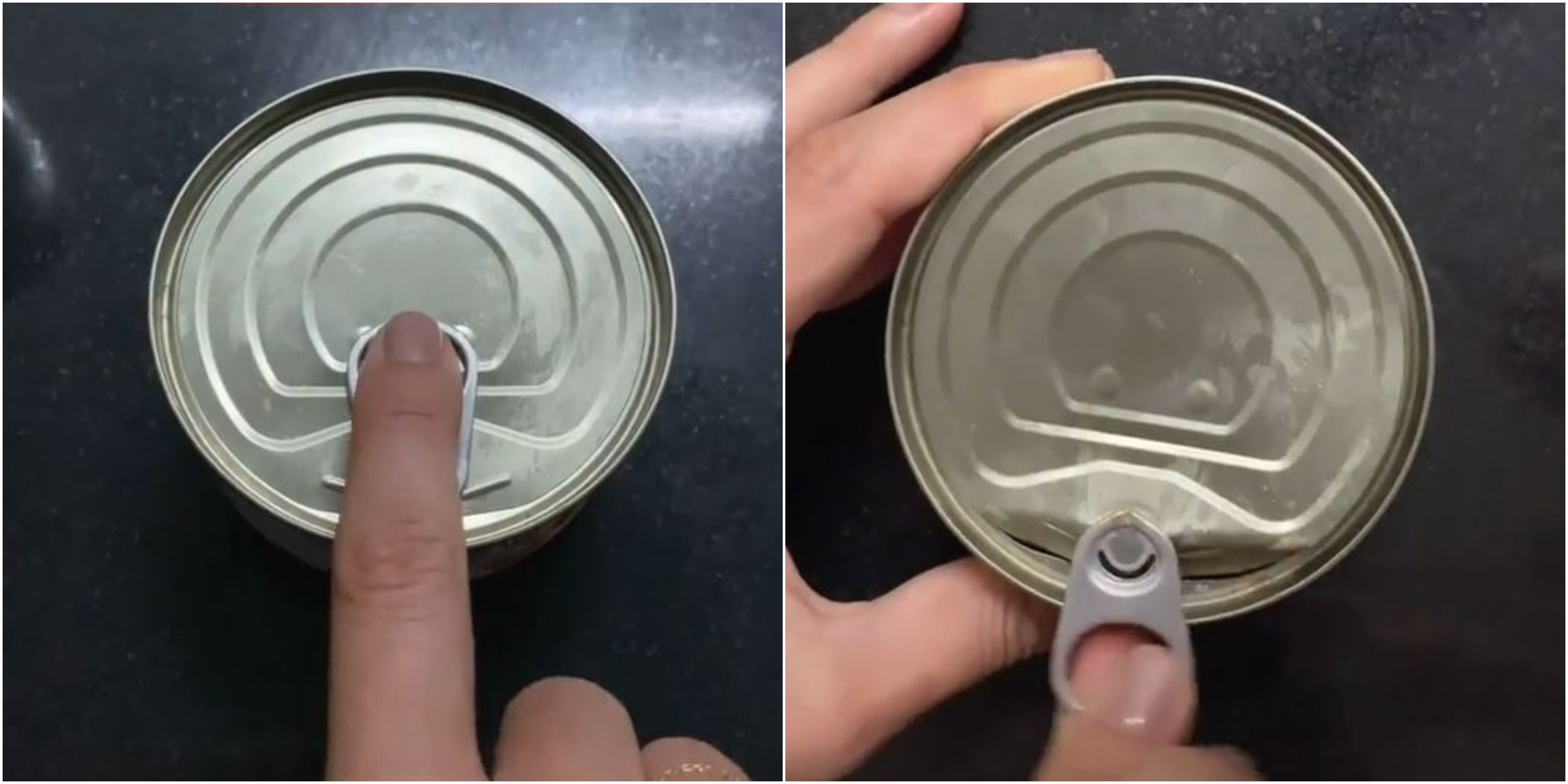 The right (wrong) way to open a can 