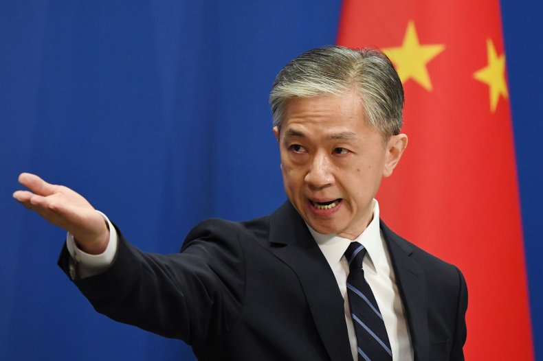 Chinese Foreign Minister Wang Wenbin