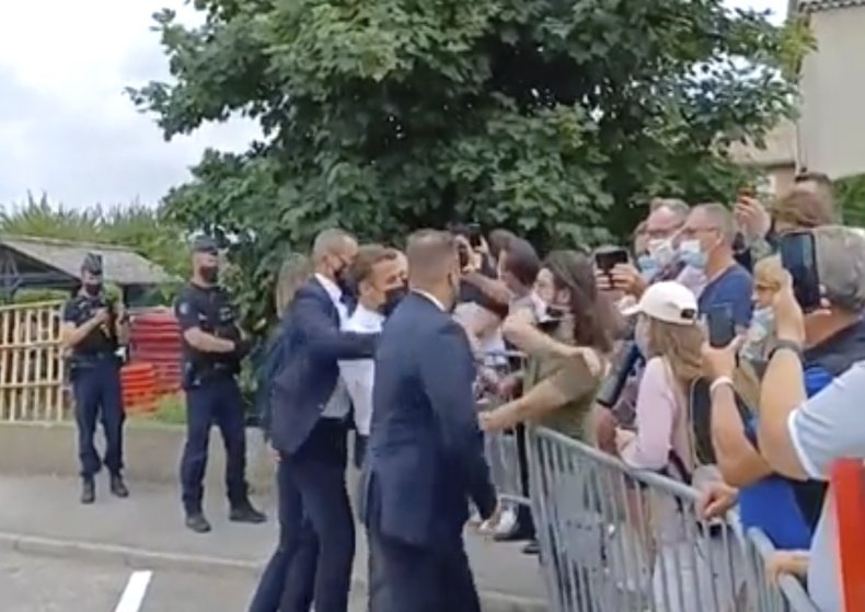 Man Said Macron Slap Was Unplanned