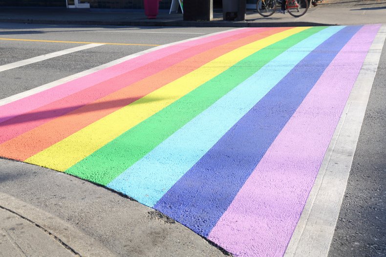 LGBTQ+ crosswalk