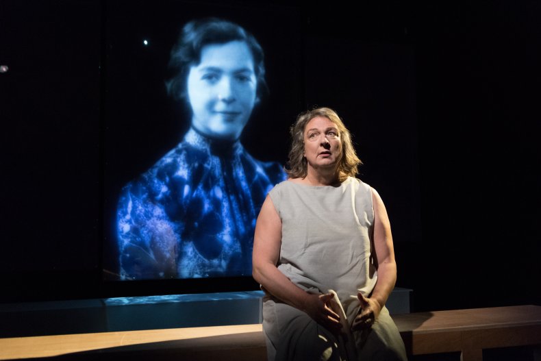 Playwright Jo Clifford performs in Edinburgh