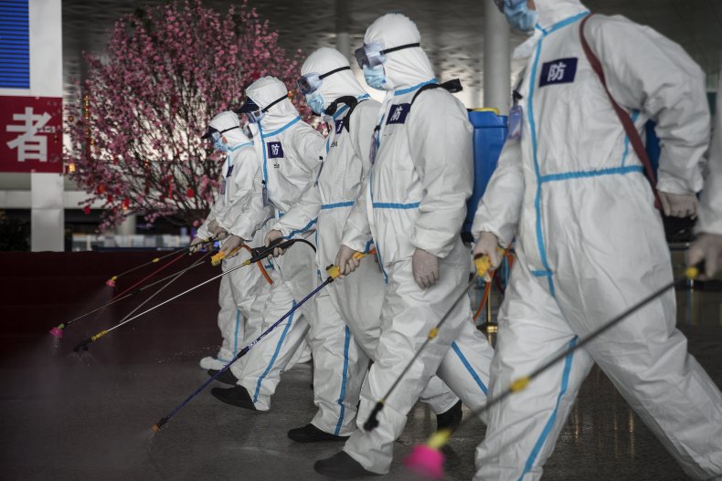 Coronavirus disinfection