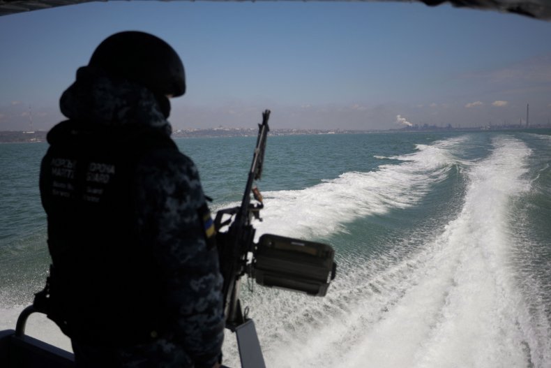 Ukrainian, guard, Sea, of, Azov, patrol