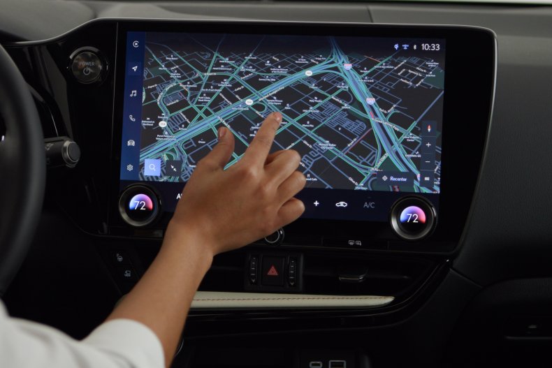 Lexus Toyota infotainment screen 2021