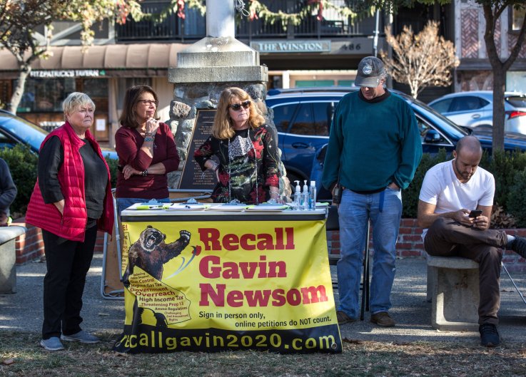 Recall Gavin Newsom event