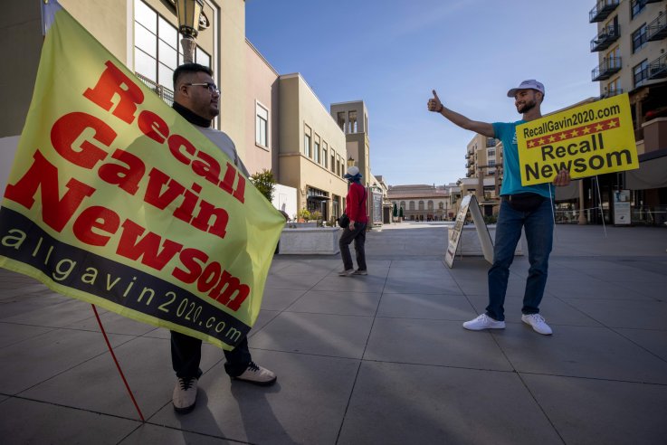 Recall Gavin Newsom volunteers