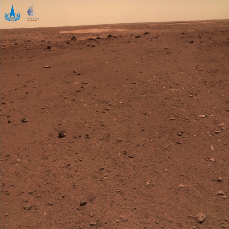 China Mars Rover Beams Back Historic Images