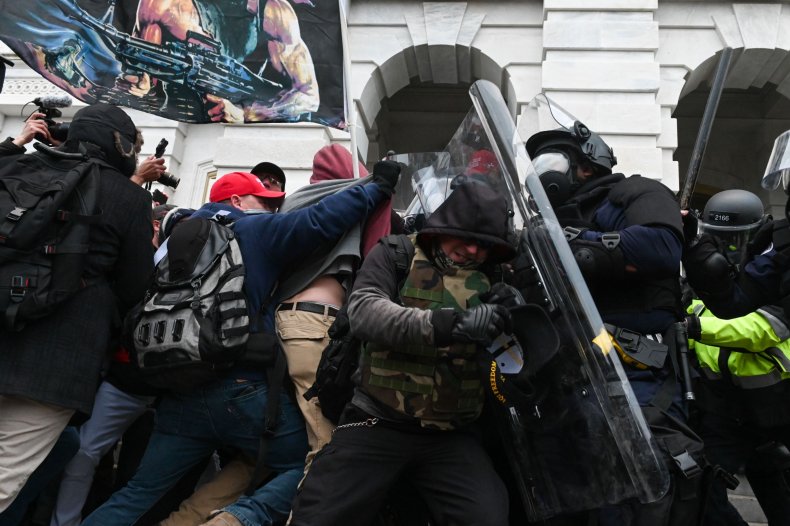 Capitol rioter Brian Mock charged assaulting officer
