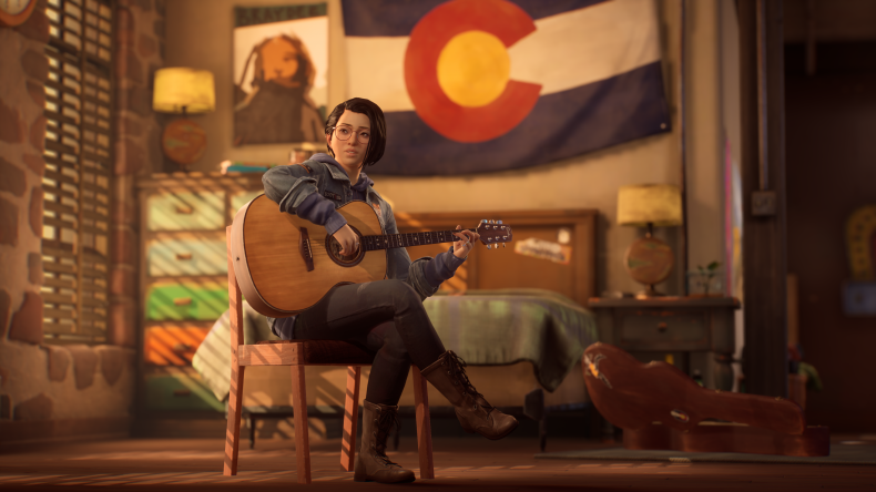 Alex Chen Sits With Her Guitar