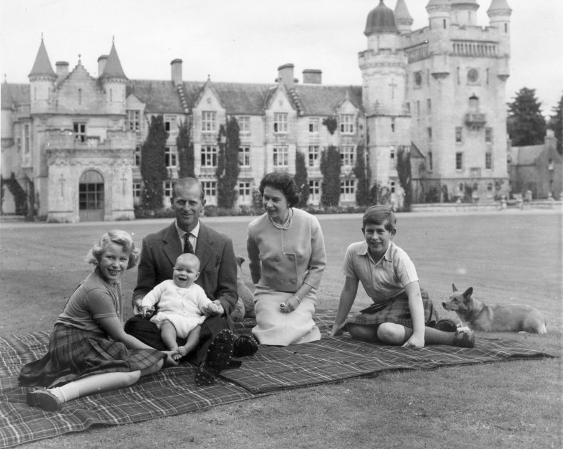 Queen Elizabeth and Family at Balmoral