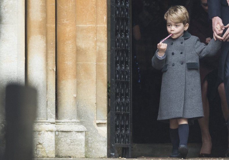 Prince George at Middleton Family Christmas