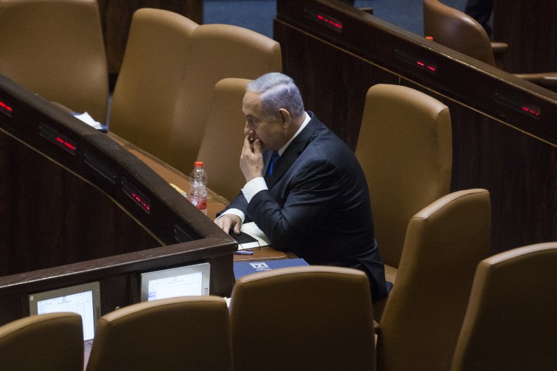 Netanyahu in the Knesset New Government Approval