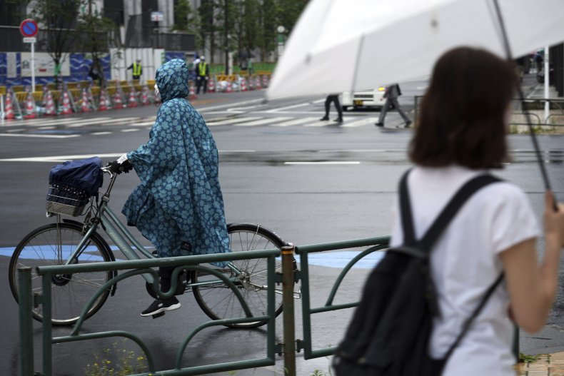Woman Wearing a Mask in Japan 