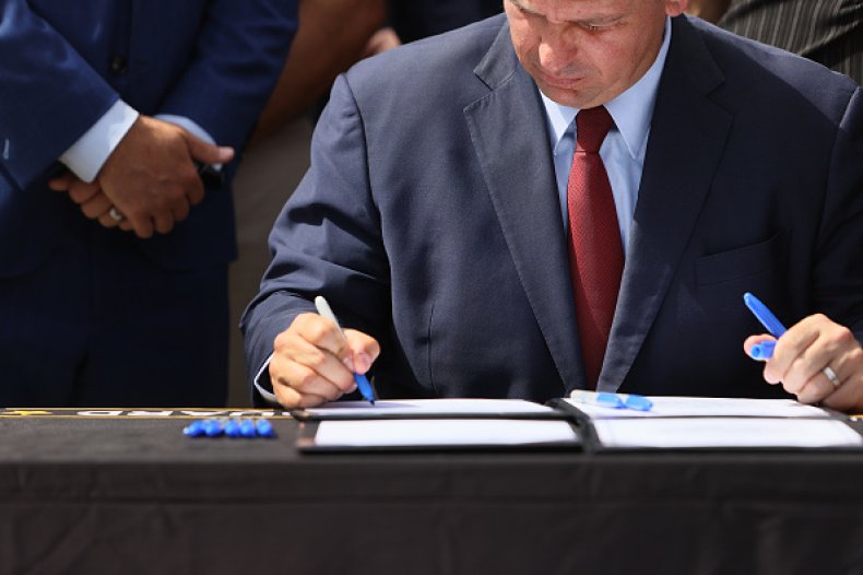 Ron DeSantis Signs New Bill Emergency Response