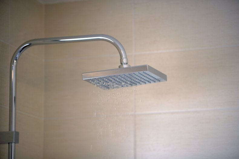 Shower and Tile Wall