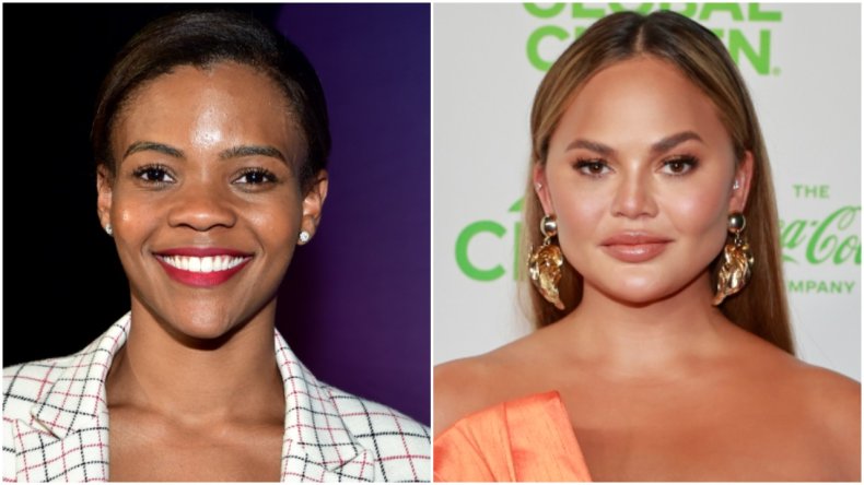 Candace Owens and Chrissy Teigen