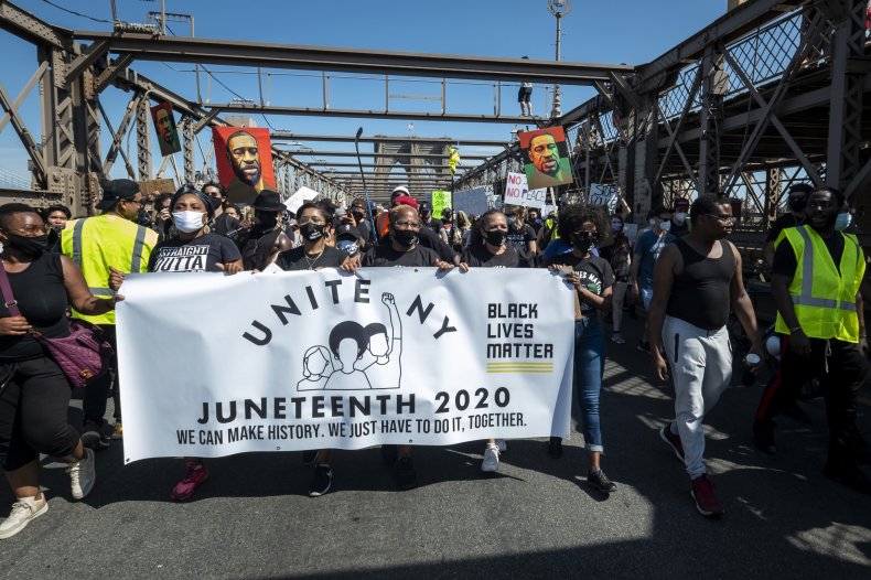 Juneteenth march in New York