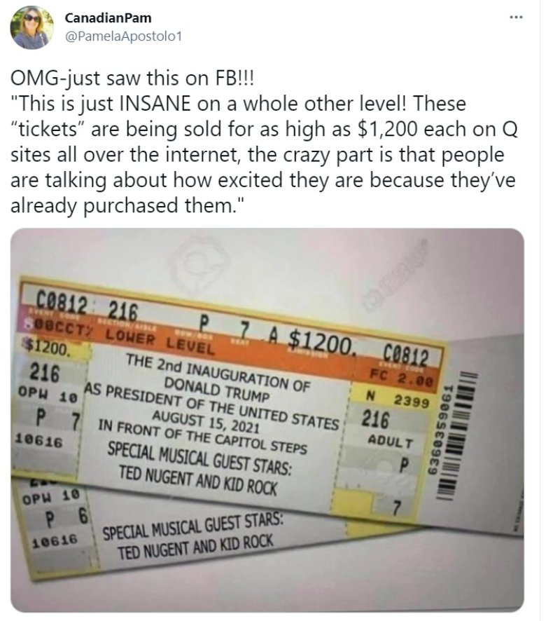 qanon ticket