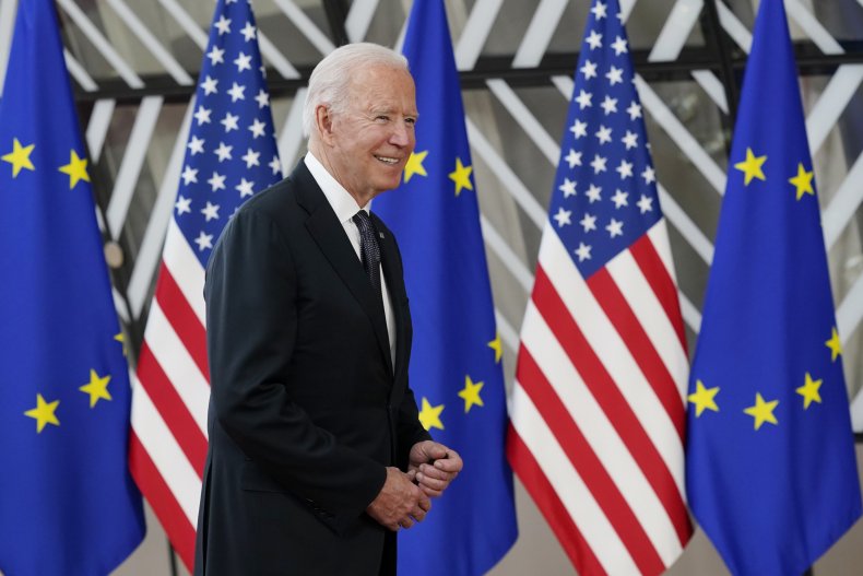 Biden Arrives at US-EU Summit