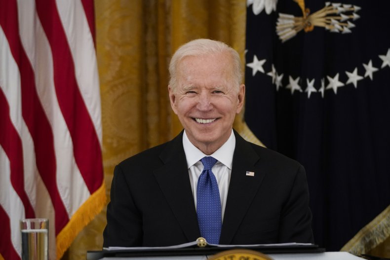 President Joe Biden Smiles