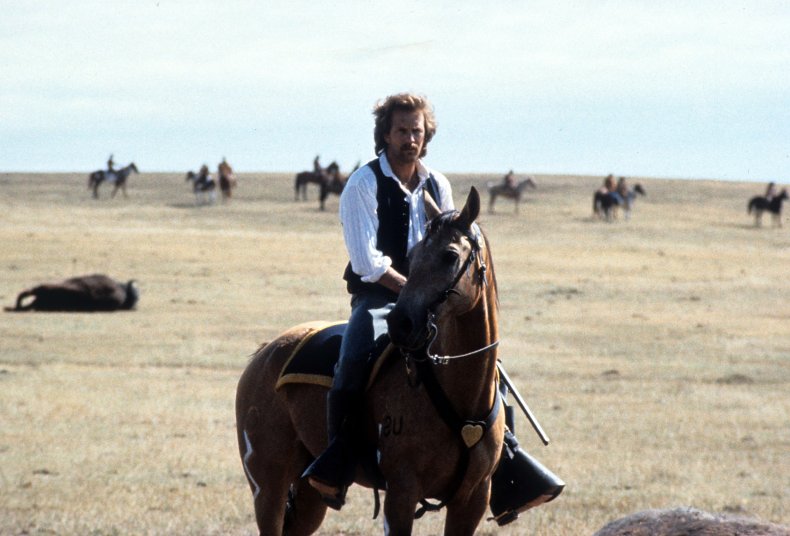 Kevin Costner in Dances With Wolves 