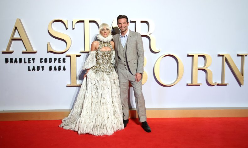 Lady Gaga, Bradley Cooper at premiere