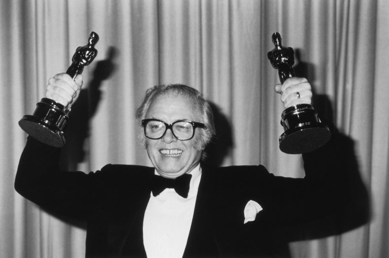 Richard Attenborough winning Oscars