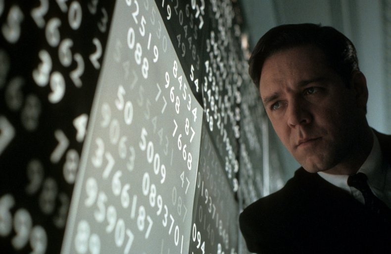 Russell Crowe in A Beautiful Mind 