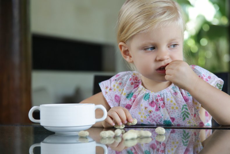 Kid with allergies