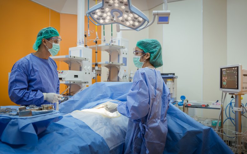 Doctor and nurse in emergency room