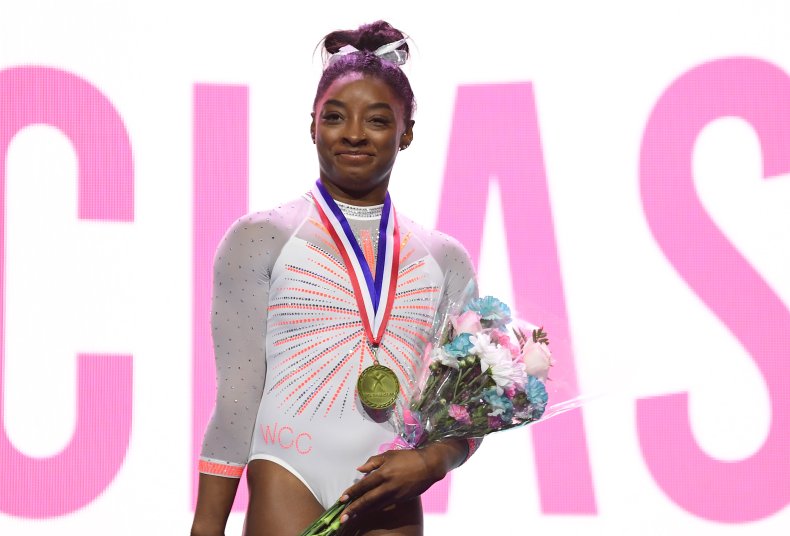 Simone Biles at the U.S. Classics