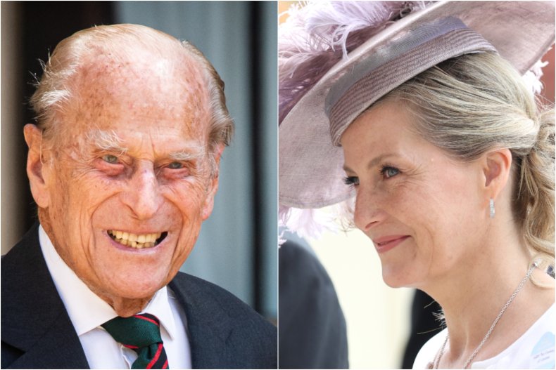 Prince Philip and Sophie Wessex