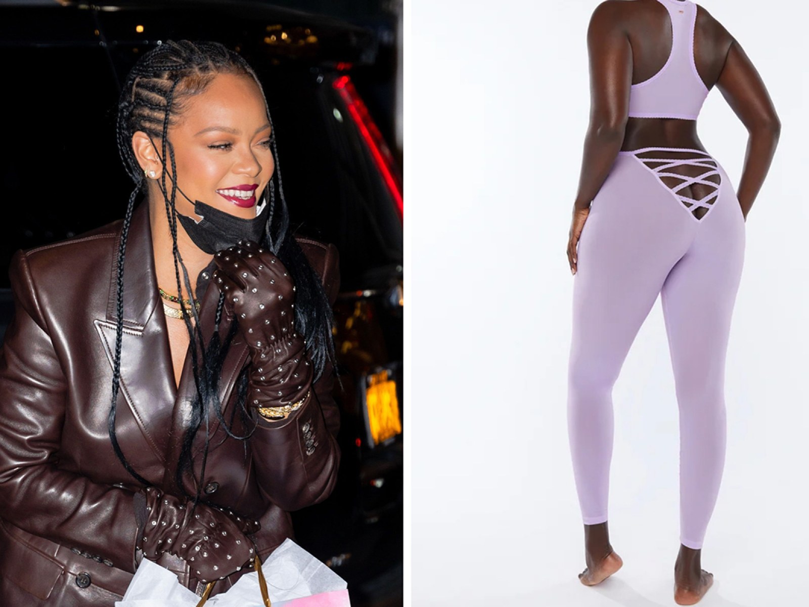 TikTok users baffled by 'open-back' leggings from Rihanna's brand