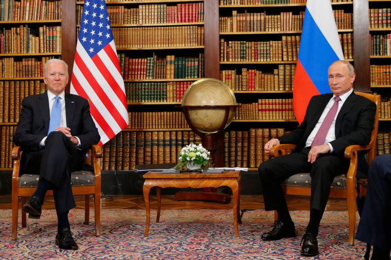 Biden, Putin meet to lower tensions