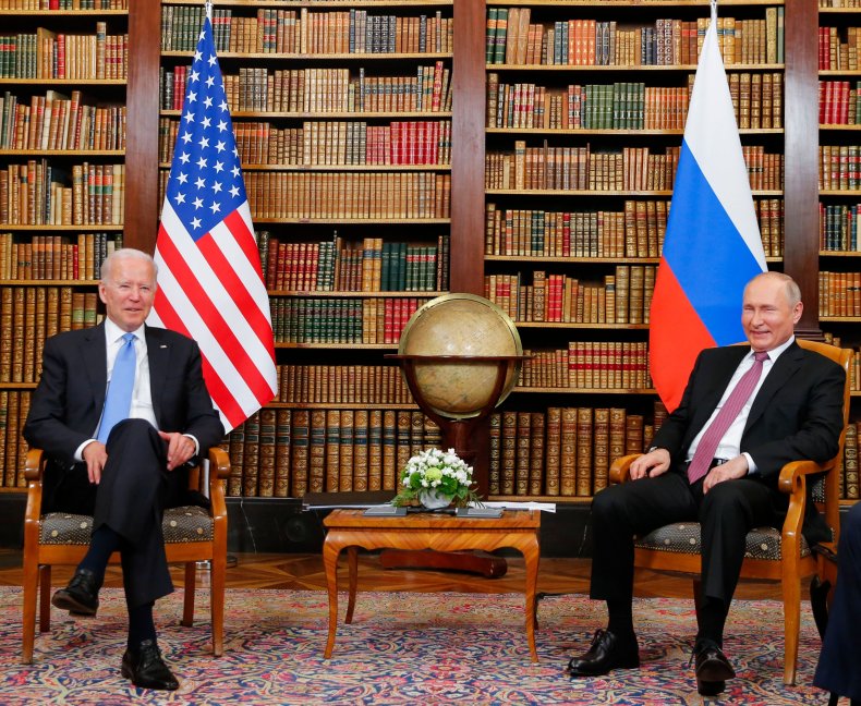 President Joe Biden Meets Russia's Vladimir Putin