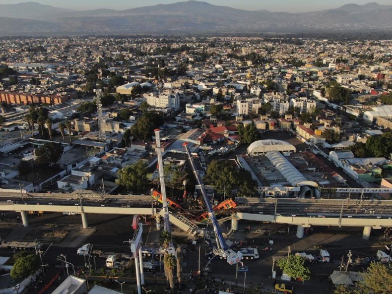 Mexico City Train Collapse